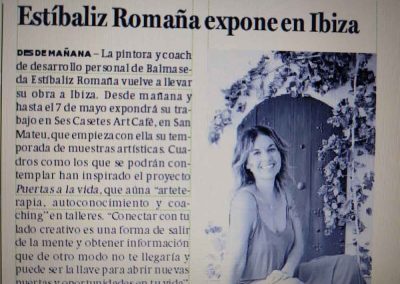 Exposicion Estíbaiz Romaña en Ses Casetes - Diario de Ibiza