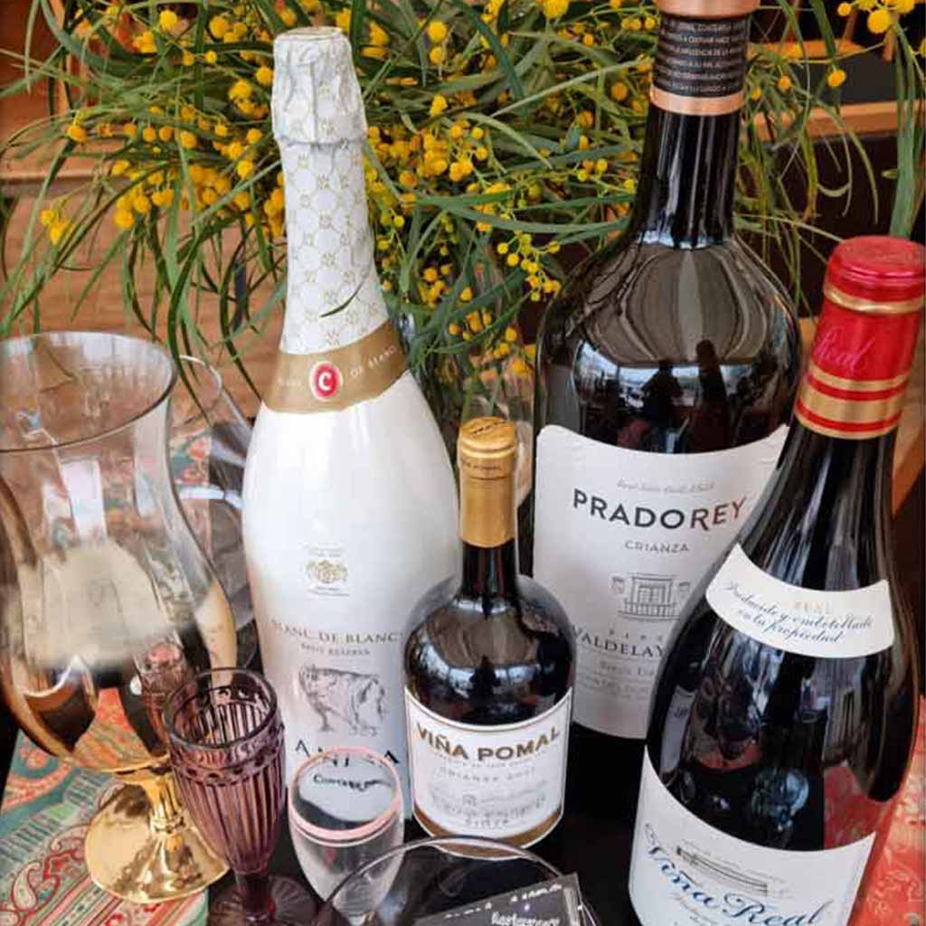 Selección de vinos Restaurante Ses Casetes Sant Mateu